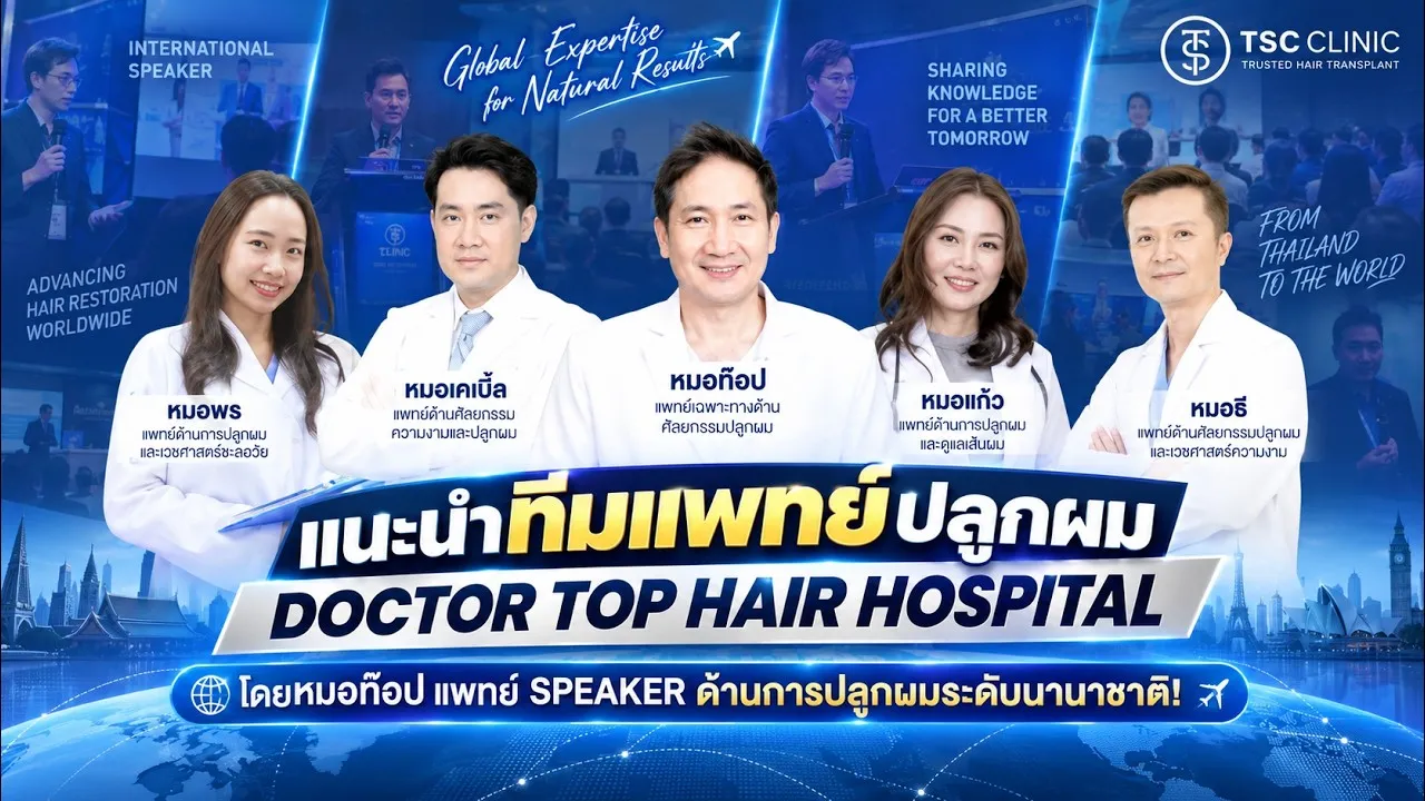 ทีมแพทย์ปลูกผม The Skin Clinic