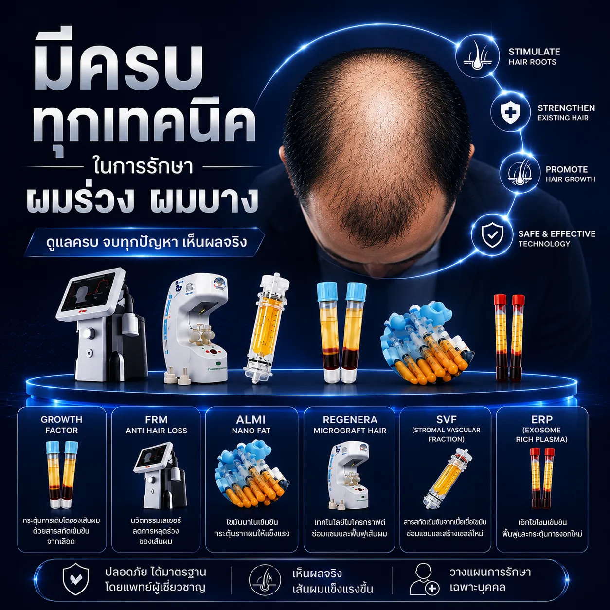 ปลูกผม Long Hair FUI เหมาะกับใคร?